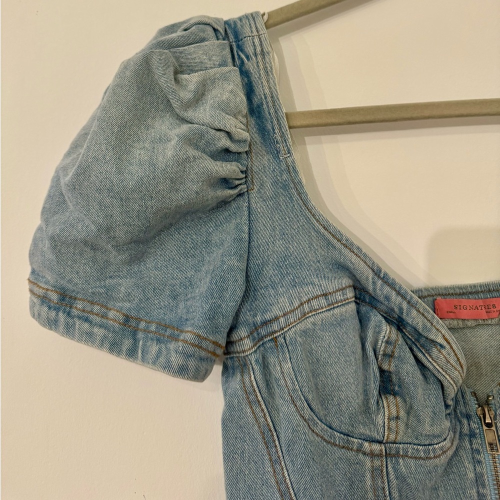 SIGNATURES denim minidress - Picture 12 of 13